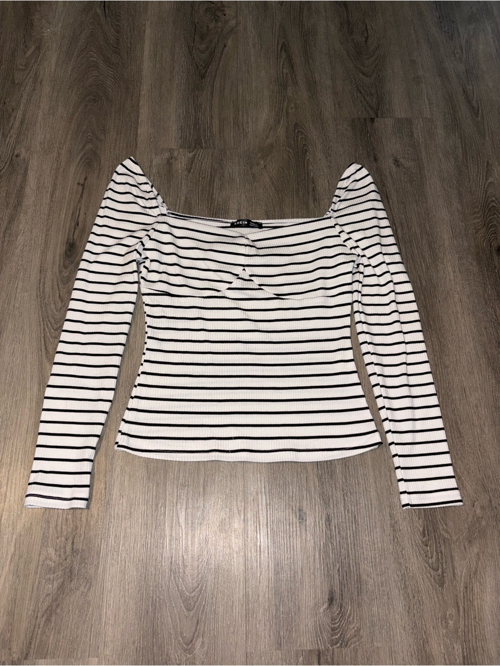 SHEIN | White Striped Longsleeve